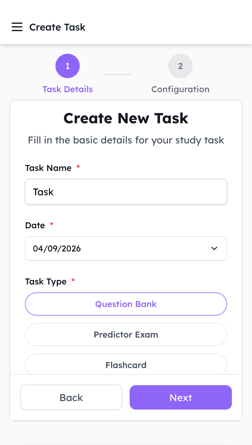 ne-bc boardcerts study planner